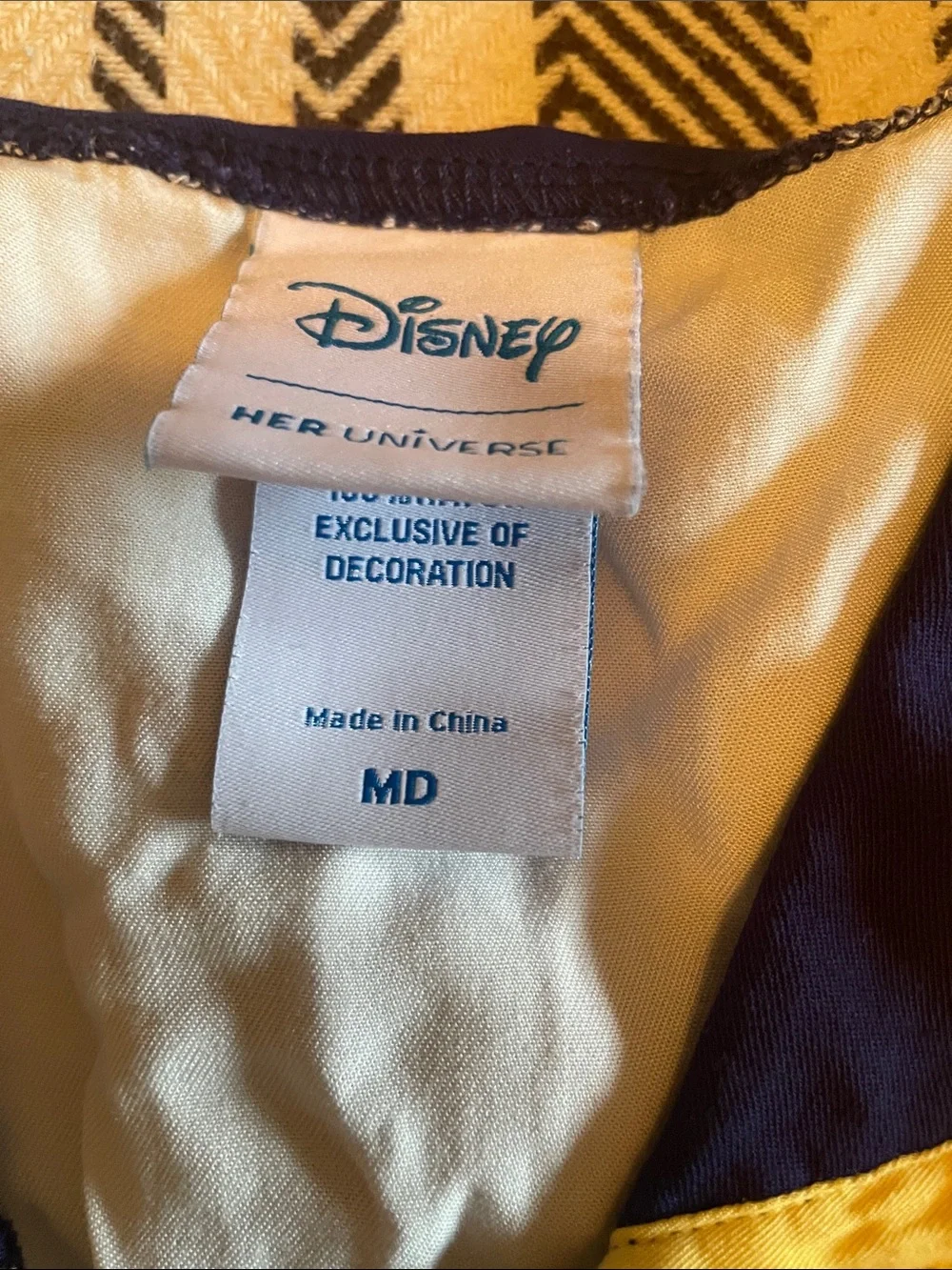 Disney White Sailor Top with Navy Collar and Red Tie - Picture 5 of 6